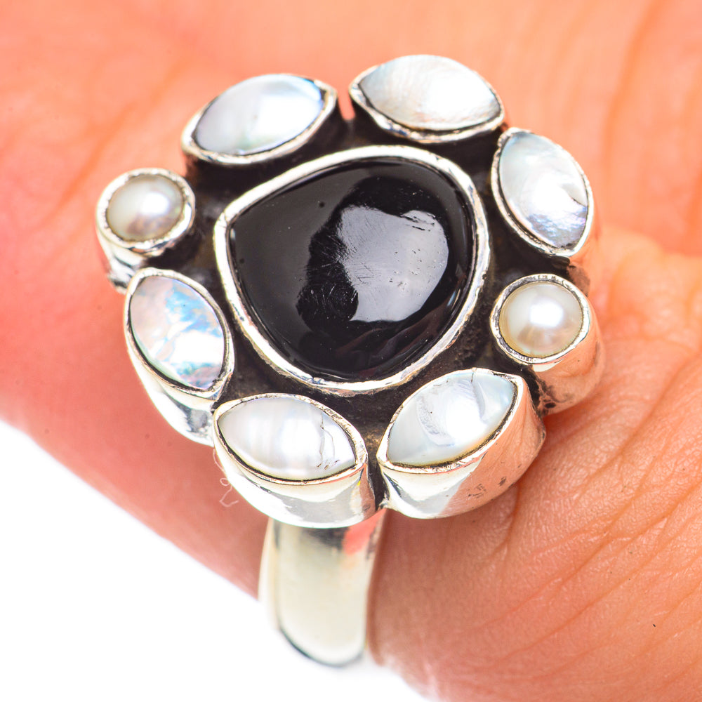 Black Onyx Rings handcrafted by Anasilvercos - RING69542