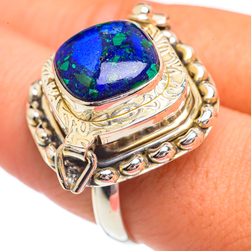 Azurite Rings handcrafted by Anasilvercos - RING69554