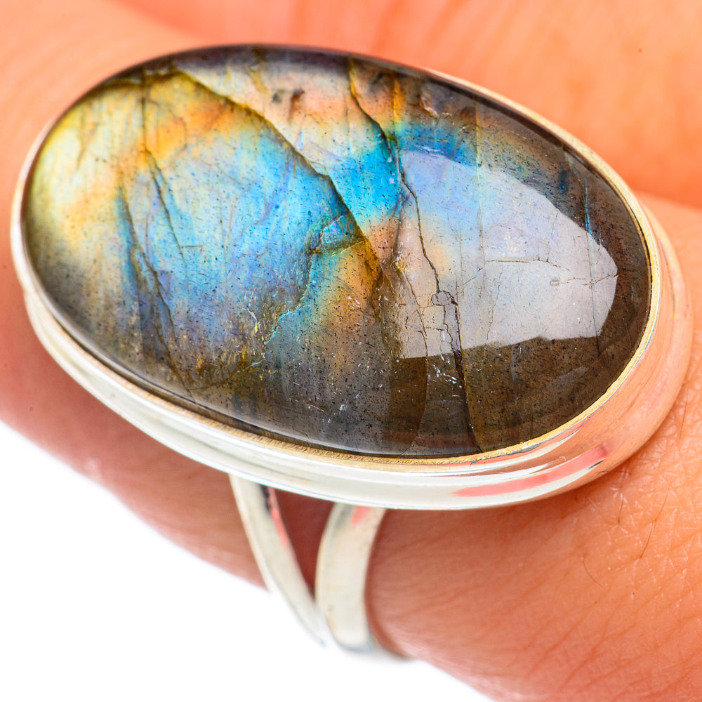 Labradorite Rings handcrafted by Anasilvercos - RING69592