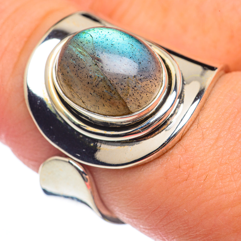 Labradorite Rings handcrafted by Anasilvercos - RING69605