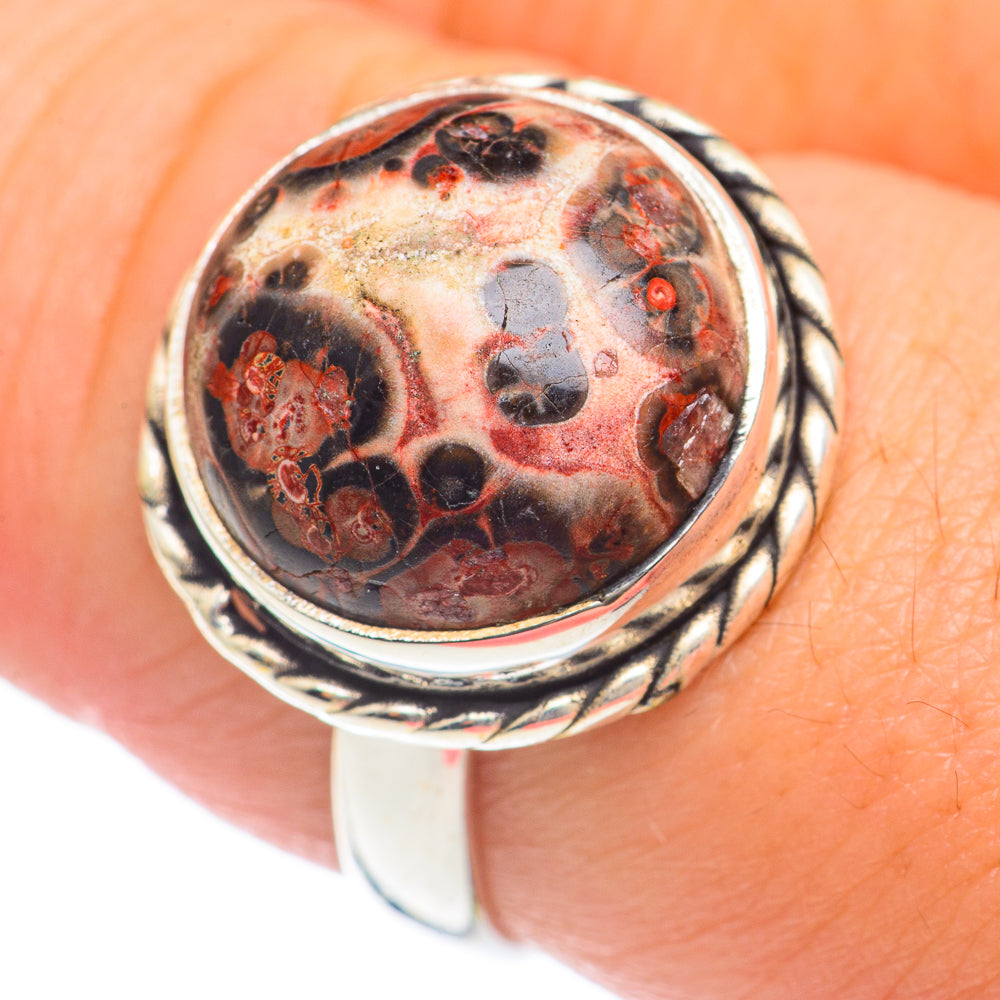 Poppy Jasper Rings handcrafted by Anasilvercos - RING69615
