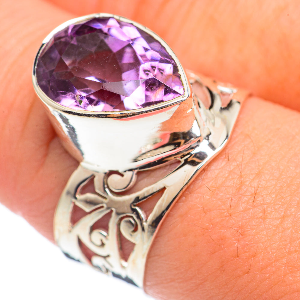 Amethyst Rings handcrafted by Anasilvercos - RING69625