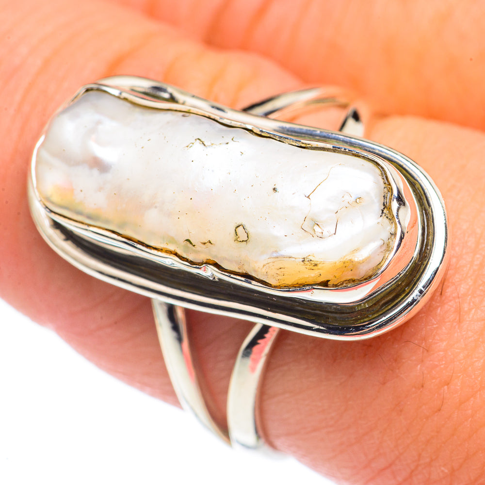 Mother Of Pearl Rings handcrafted by Anasilvercos - RING69636