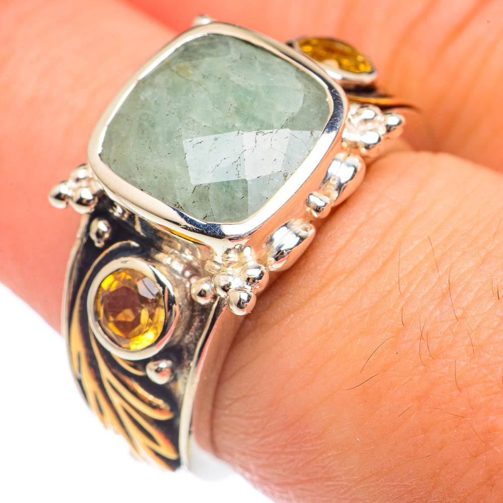 Aquamarine Rings handcrafted by Anasilvercos - RING69639