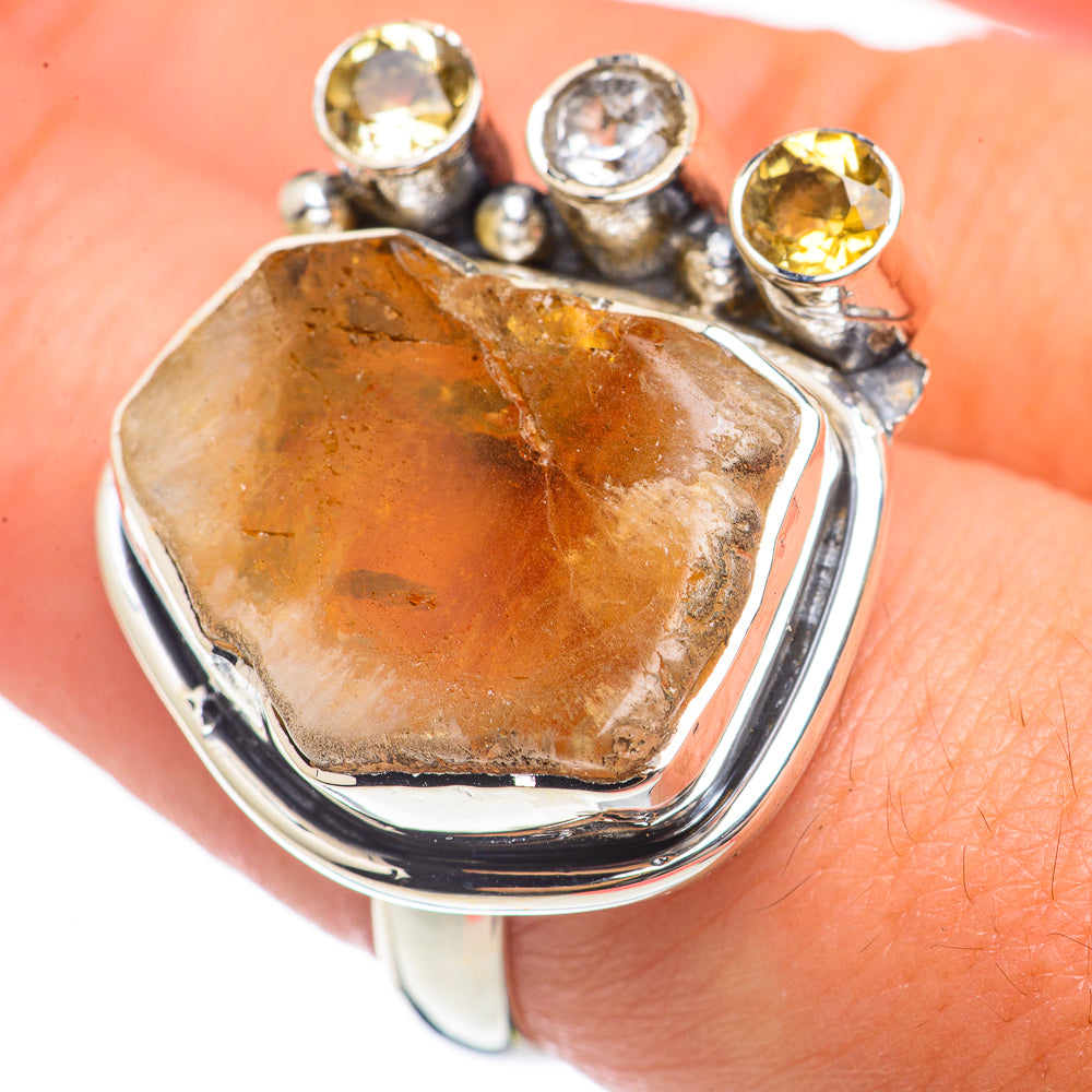 Citrine Rings handcrafted by Anasilvercos - RING69663