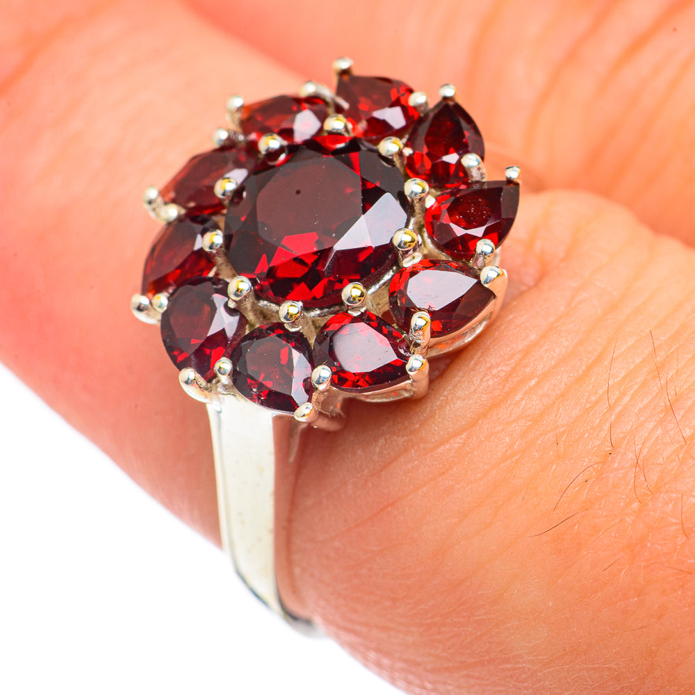 Garnet Rings handcrafted by Anasilvercos - RING69667