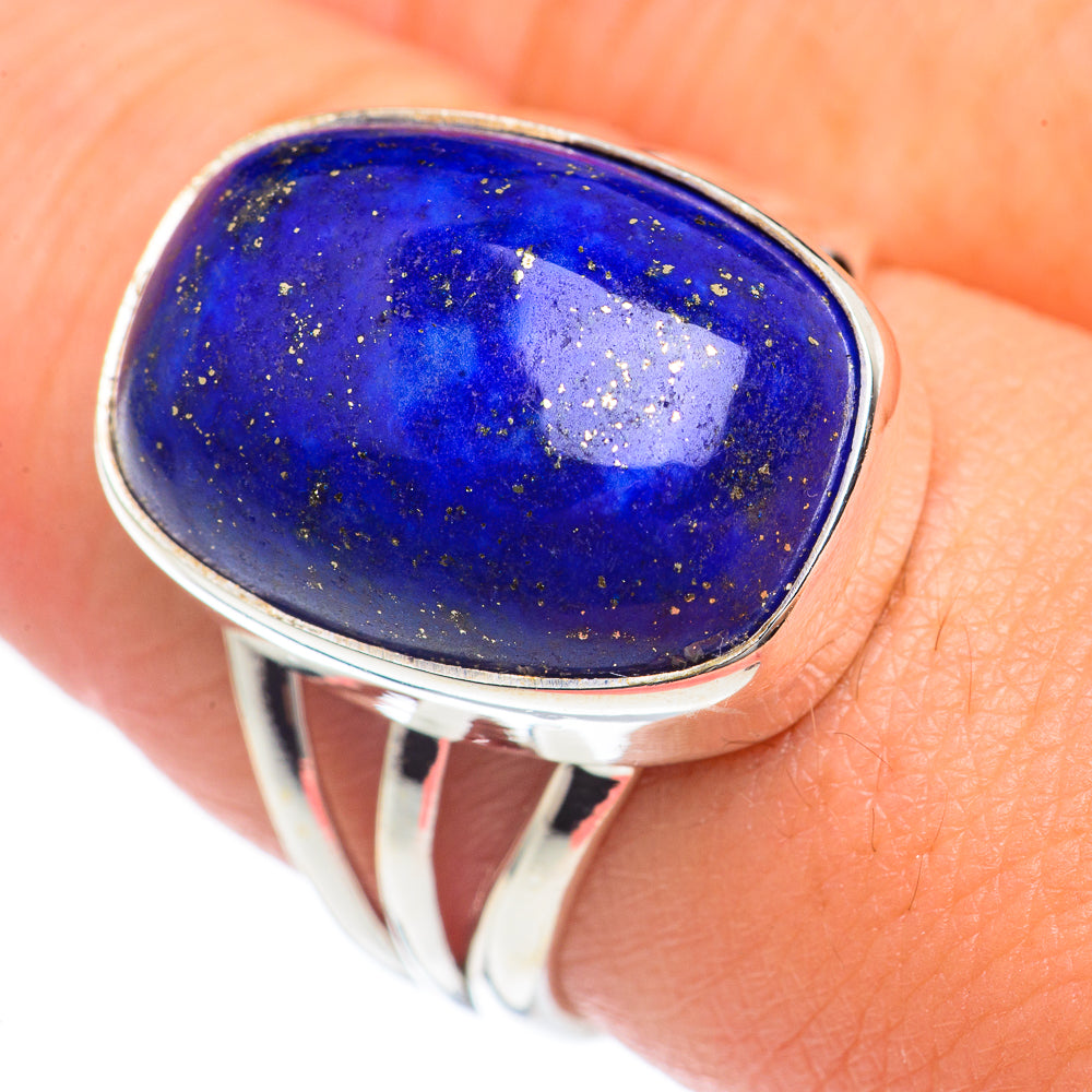 Lapis Lazuli Rings handcrafted by Anasilvercos - RING69686