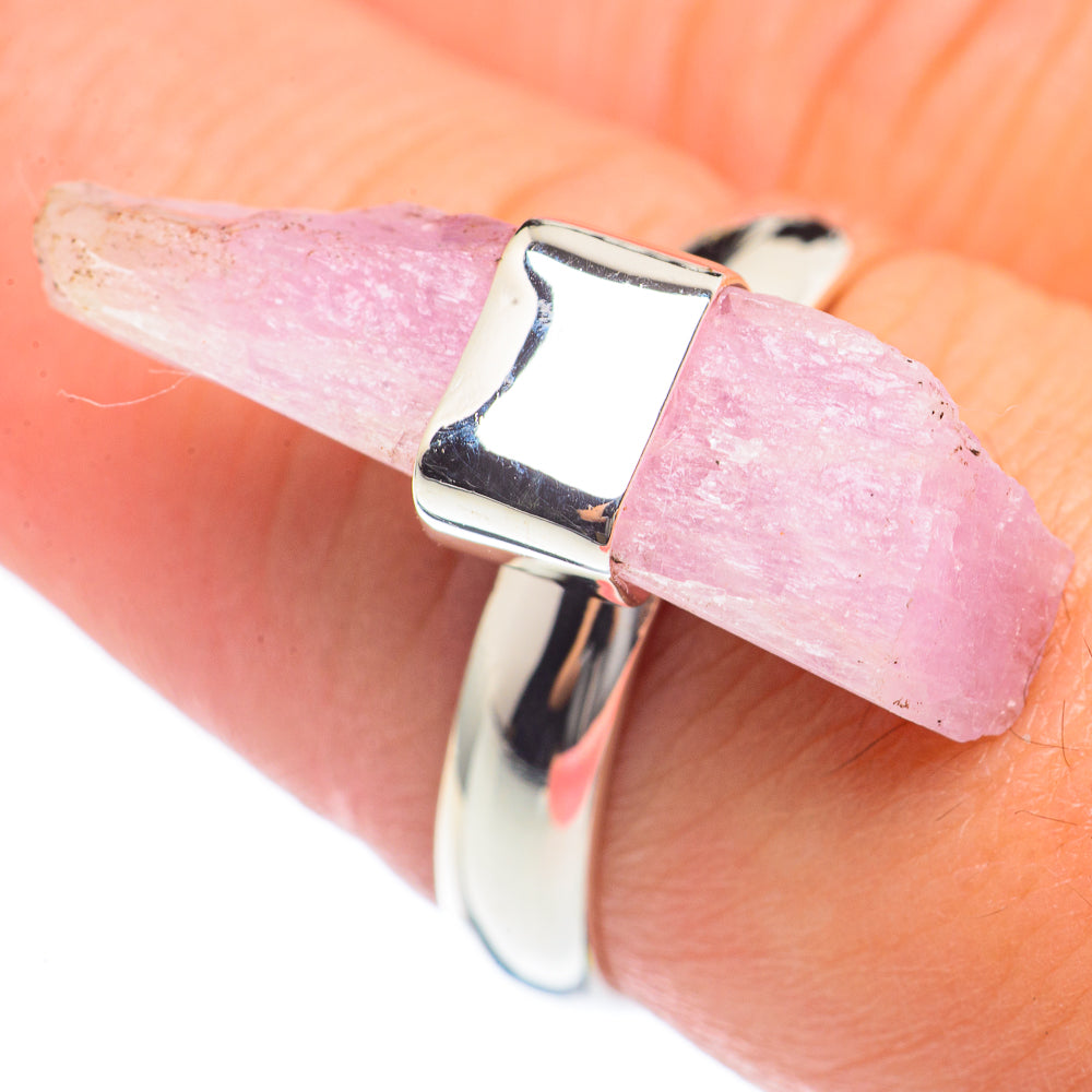 Kunzite Rings handcrafted by Anasilvercos - RING69707