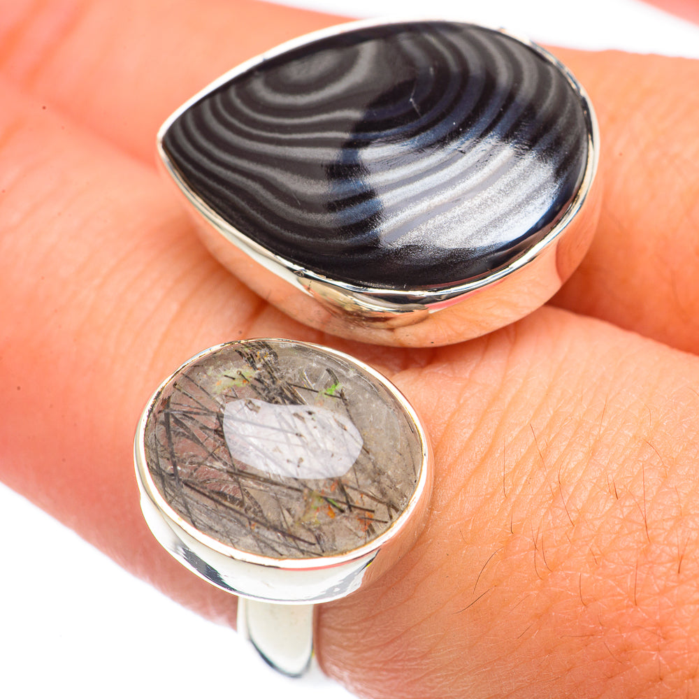 Psilomelane Rings handcrafted by Anasilvercos - RING69714