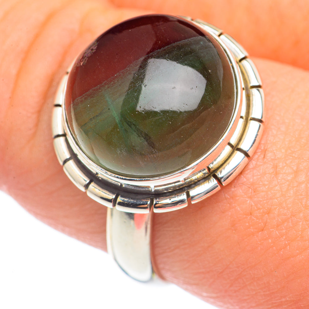 Green Fluorite Rings handcrafted by Anasilvercos - RING69723