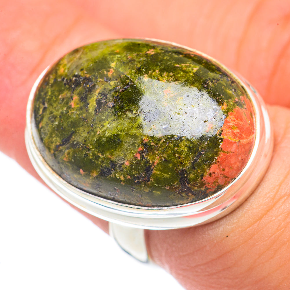Unakite Rings handcrafted by Anasilvercos - RING69733