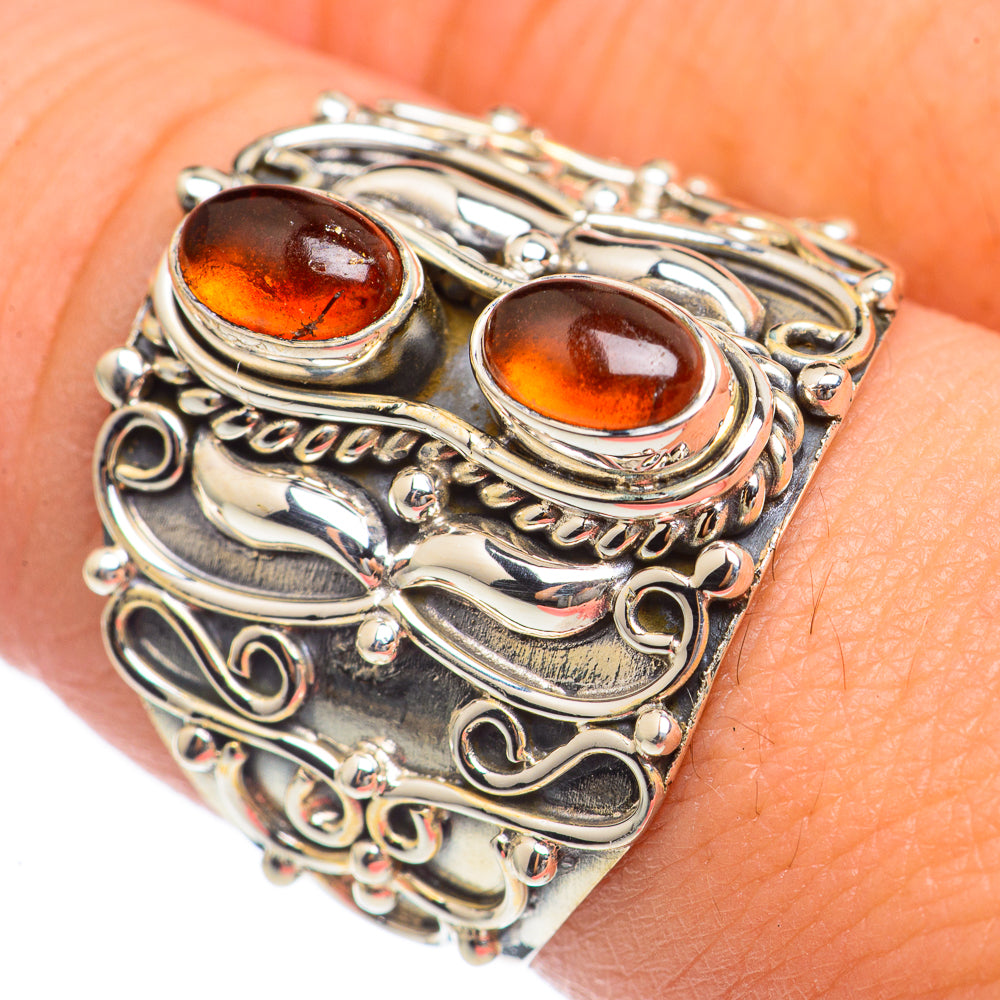 Baltic Amber Rings handcrafted by Anasilvercos - RING69742