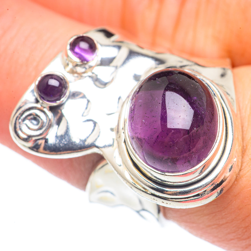 Amethyst Rings handcrafted by Anasilvercos - RING69748