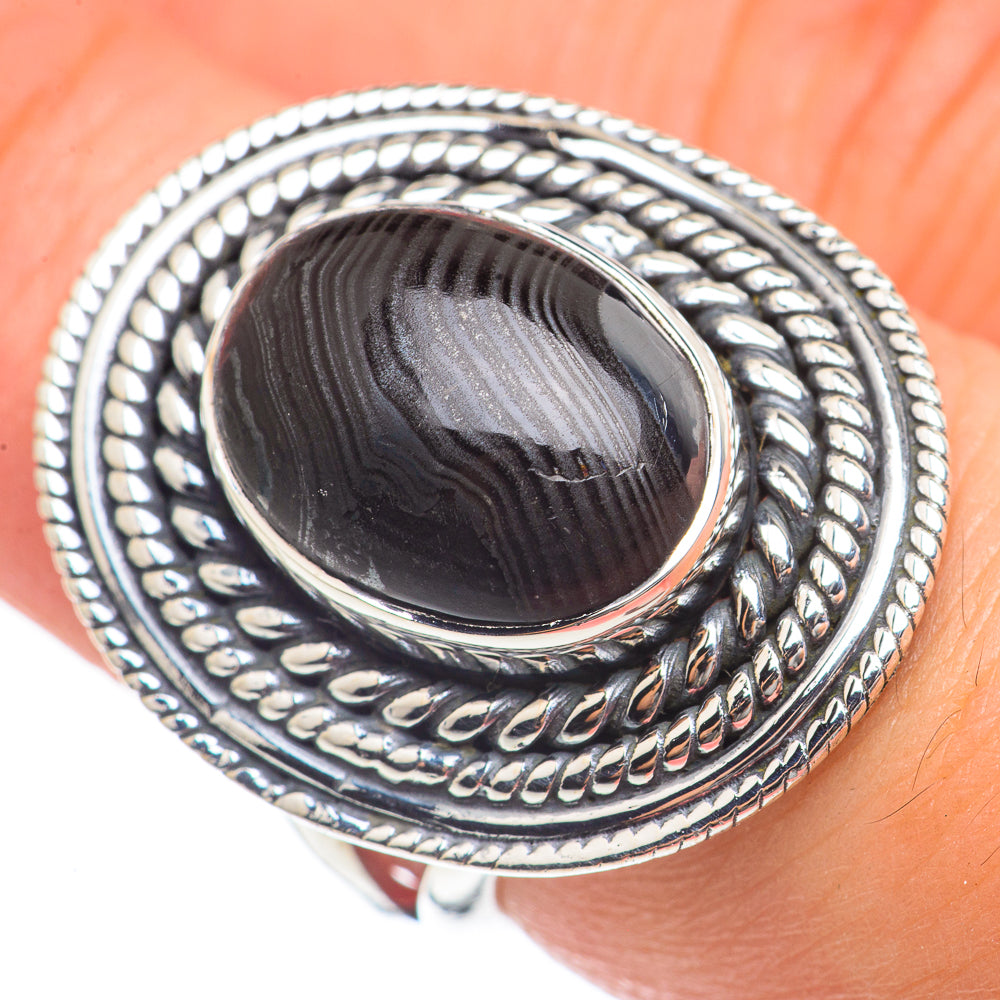 Psilomelane Rings handcrafted by Anasilvercos - RING69753