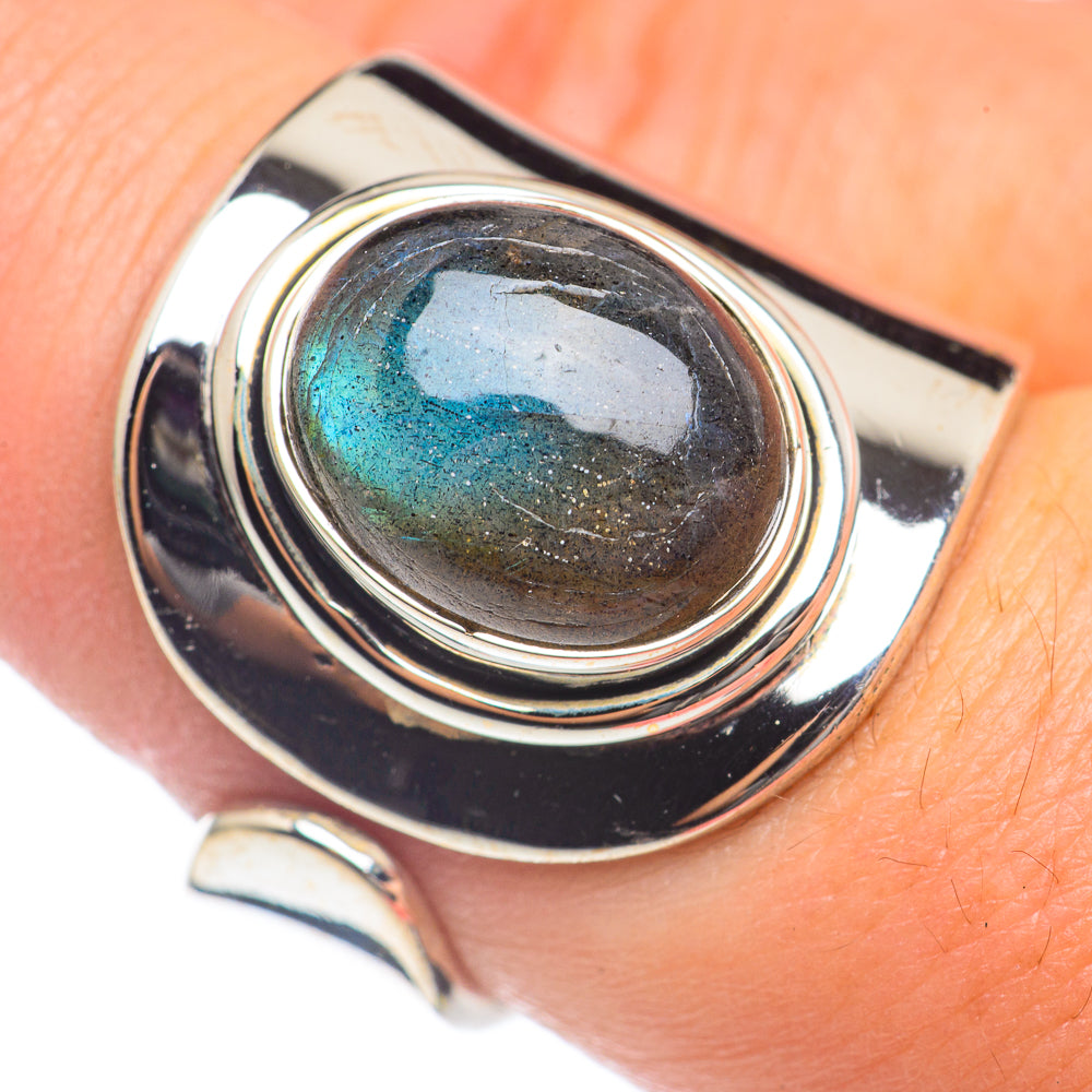 Labradorite Rings handcrafted by Anasilvercos - RING69764