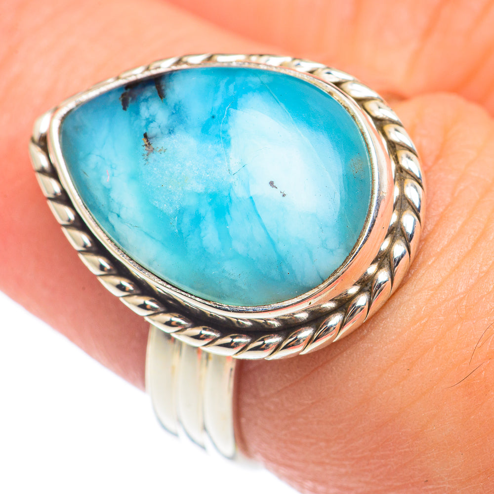Peruvian Opal Rings handcrafted by Anasilvercos - RING69770