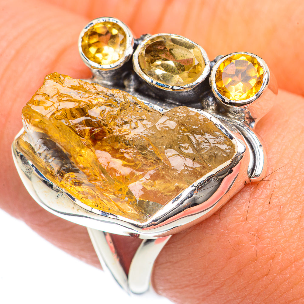 Citrine Rings handcrafted by Anasilvercos - RING69780