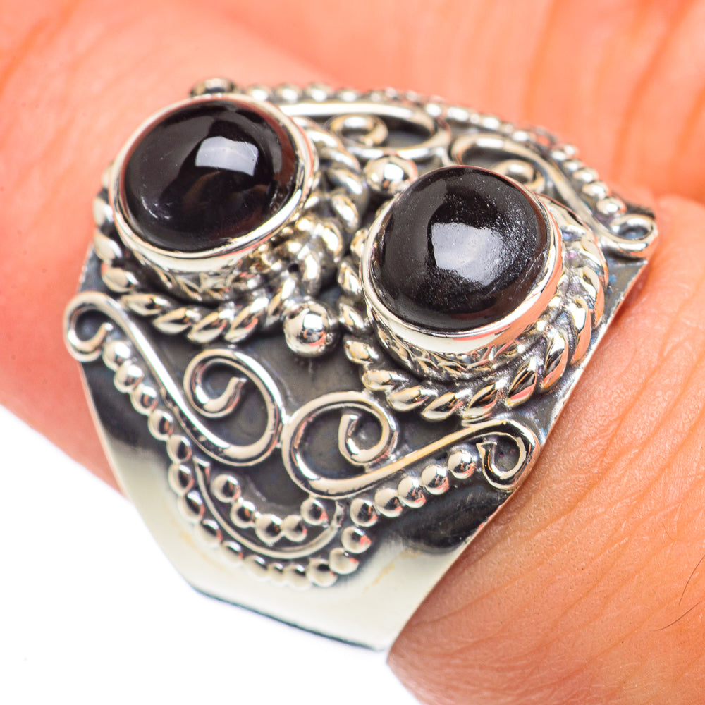 Black Onyx Rings handcrafted by Anasilvercos - RING69790