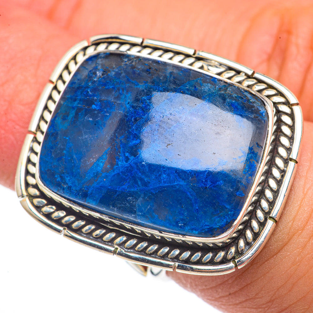 Chrysocolla In Quartz Rings handcrafted by Anasilvercos - RING69813