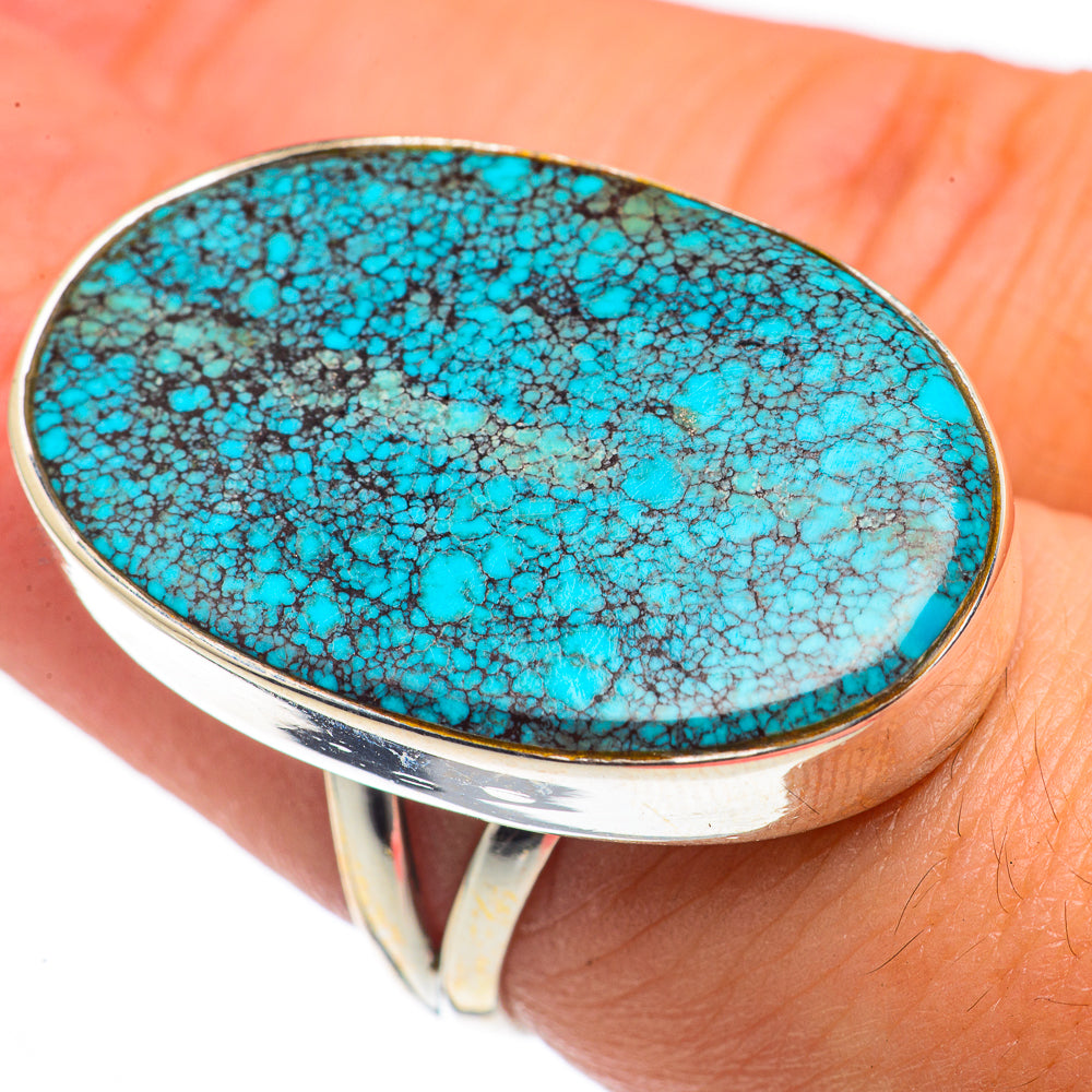 Tibetan Turquoise Rings handcrafted by Anasilvercos - RING69817
