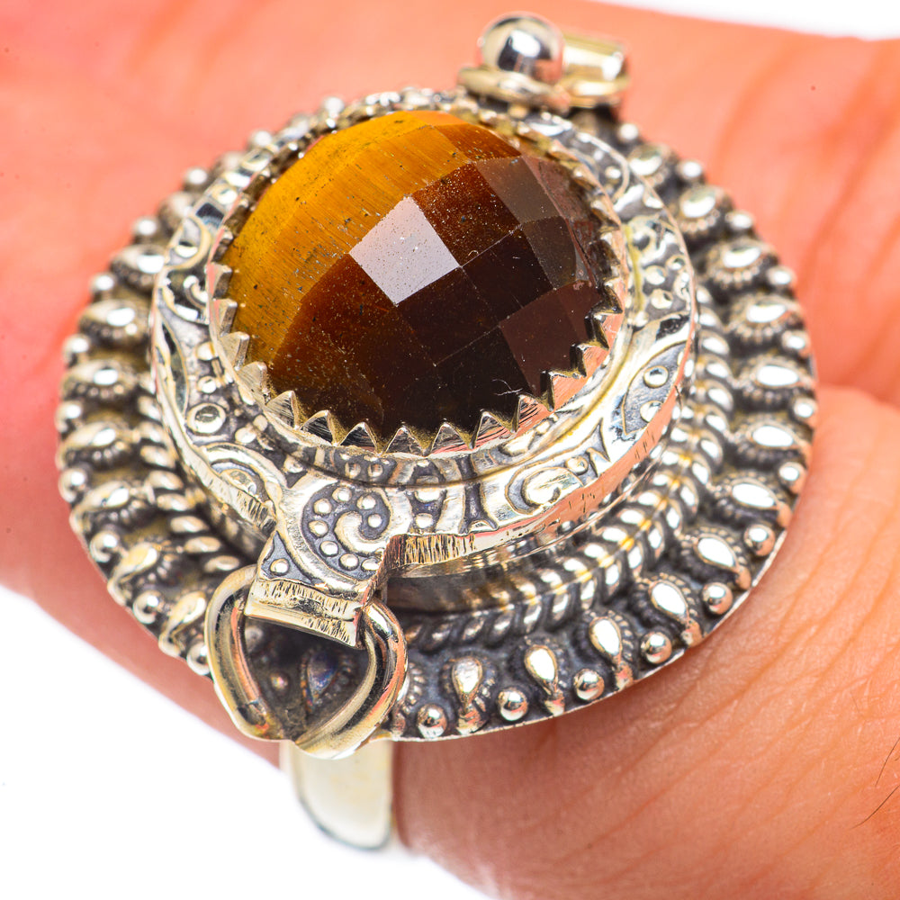 Tiger Eye Rings handcrafted by Anasilvercos - RING69824