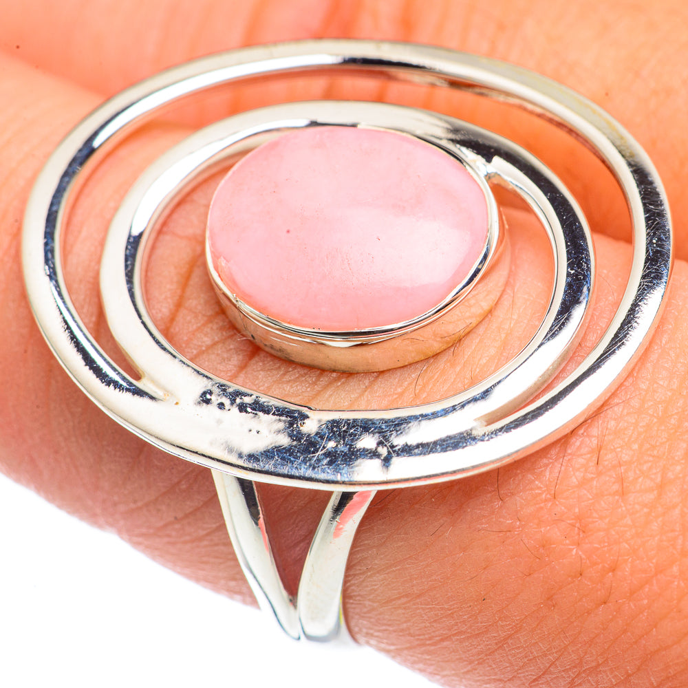 Pink Opal Rings handcrafted by Anasilvercos - RING69833
