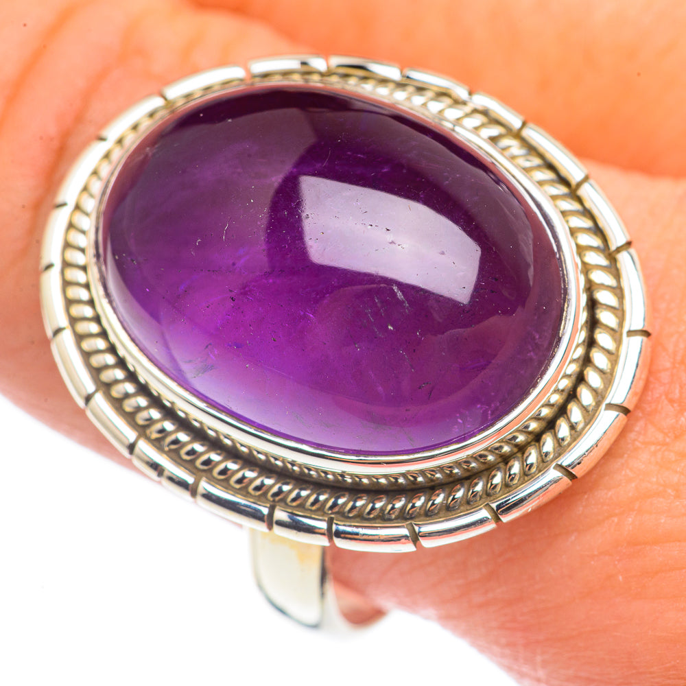 Amethyst Rings handcrafted by Anasilvercos - RING69837
