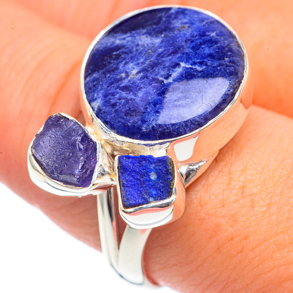 Sodalite Rings handcrafted by Anasilvercos - RING69857