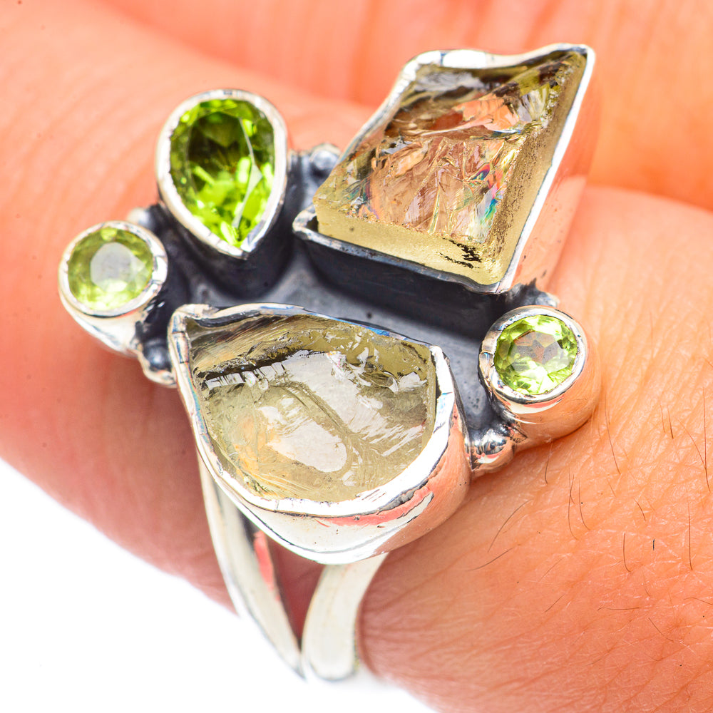 Prehnite Rings handcrafted by Anasilvercos - RING69860