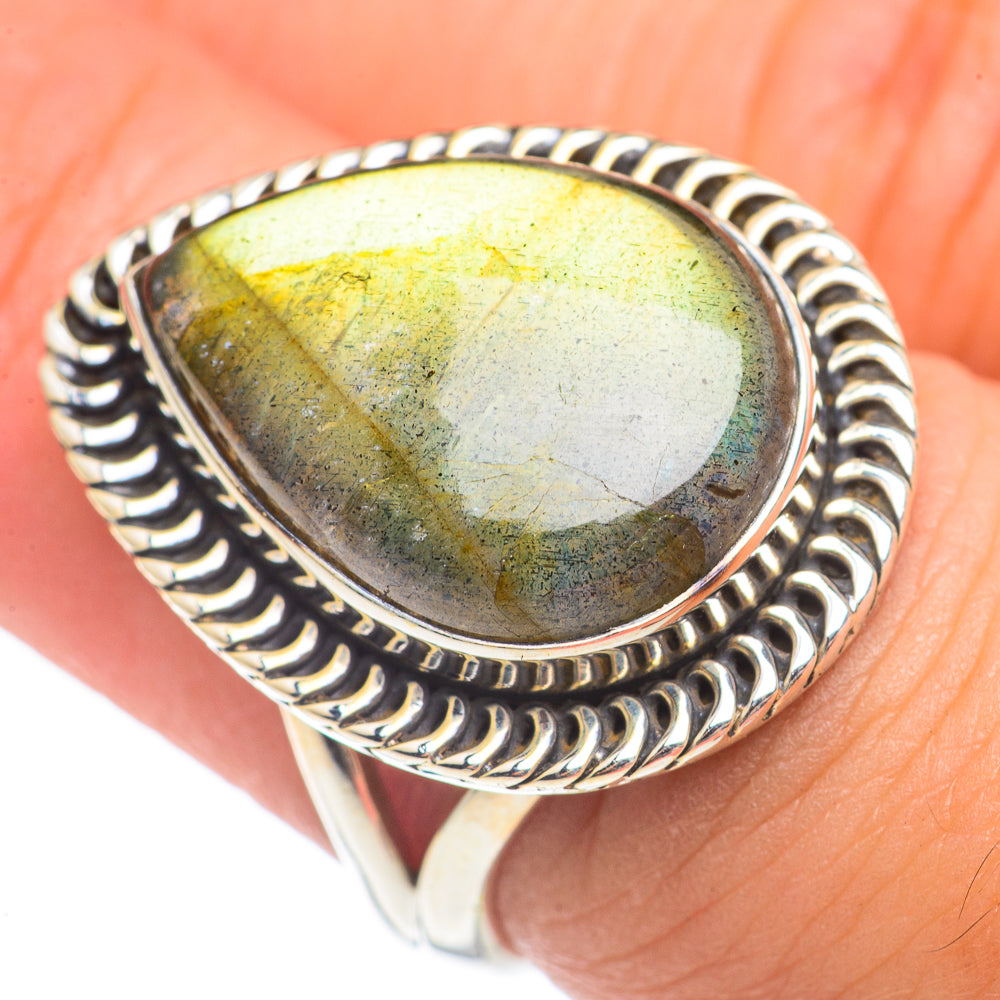 Labradorite Rings handcrafted by Anasilvercos - RING69862