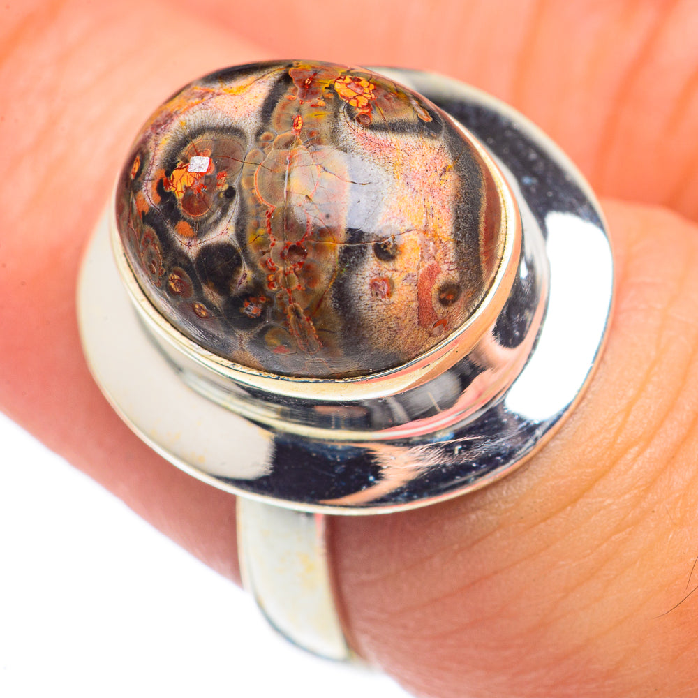 Poppy Jasper Rings handcrafted by Anasilvercos - RING69867