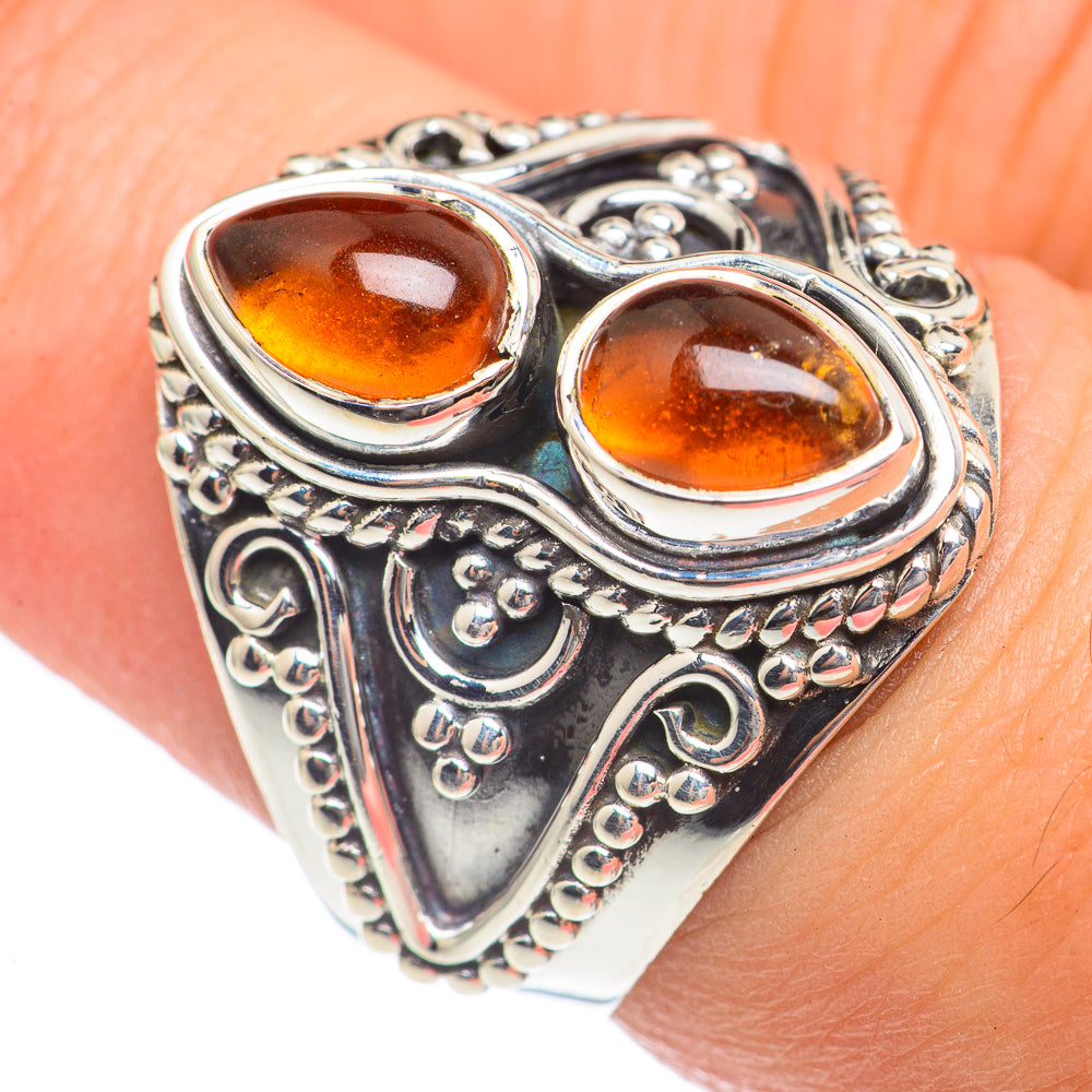 Baltic Amber Rings handcrafted by Anasilvercos - RING69869