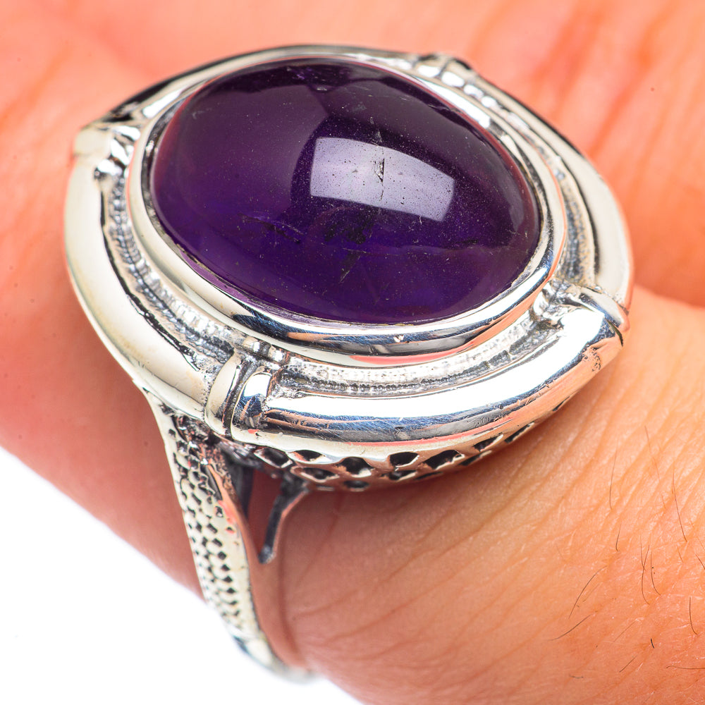 Amethyst Rings handcrafted by Anasilvercos - RING69876
