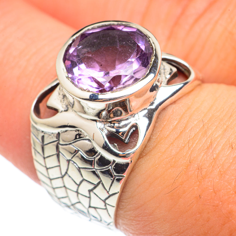 Amethyst Rings handcrafted by Anasilvercos - RING69877