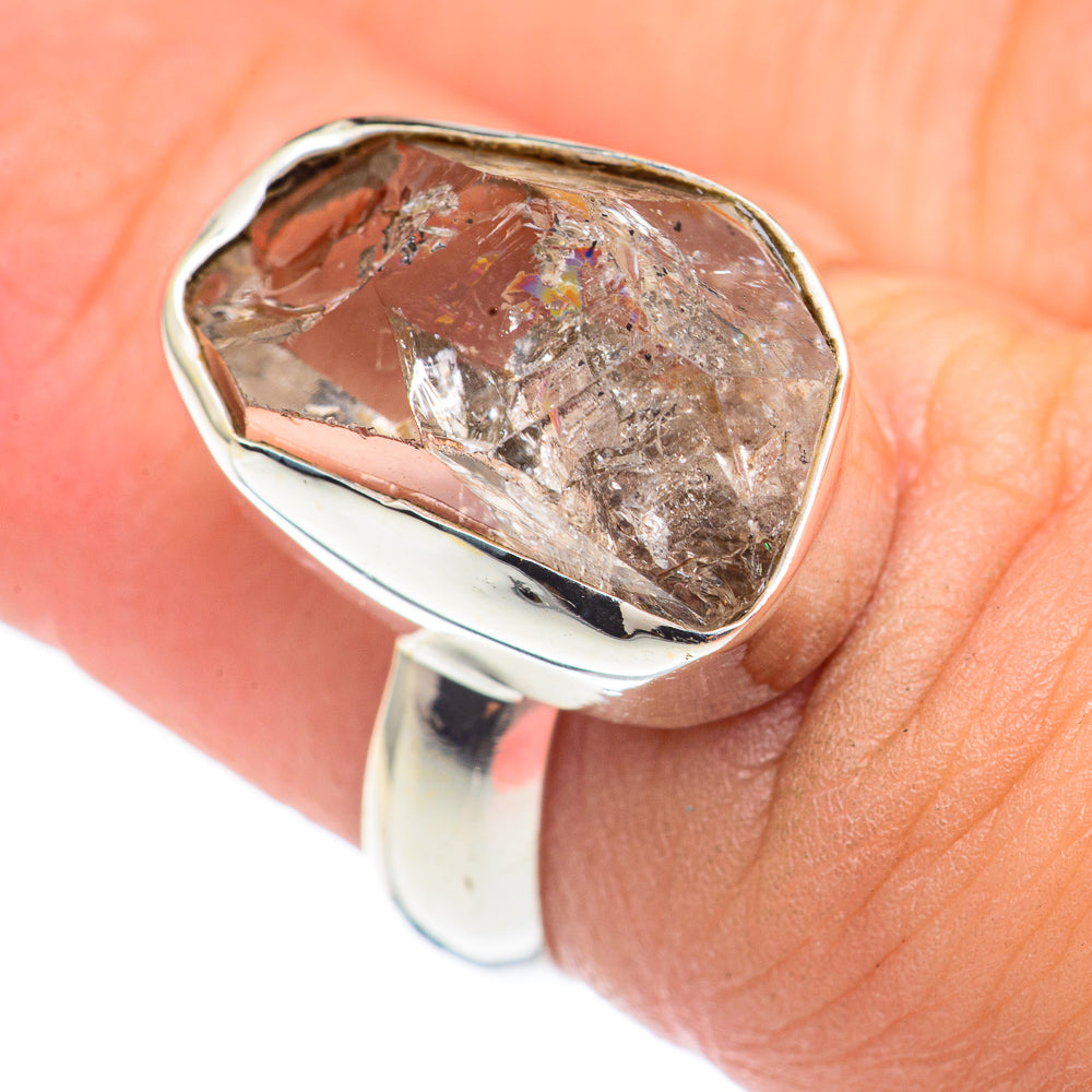 Herkimer Diamond Rings handcrafted by Anasilvercos - RING69881