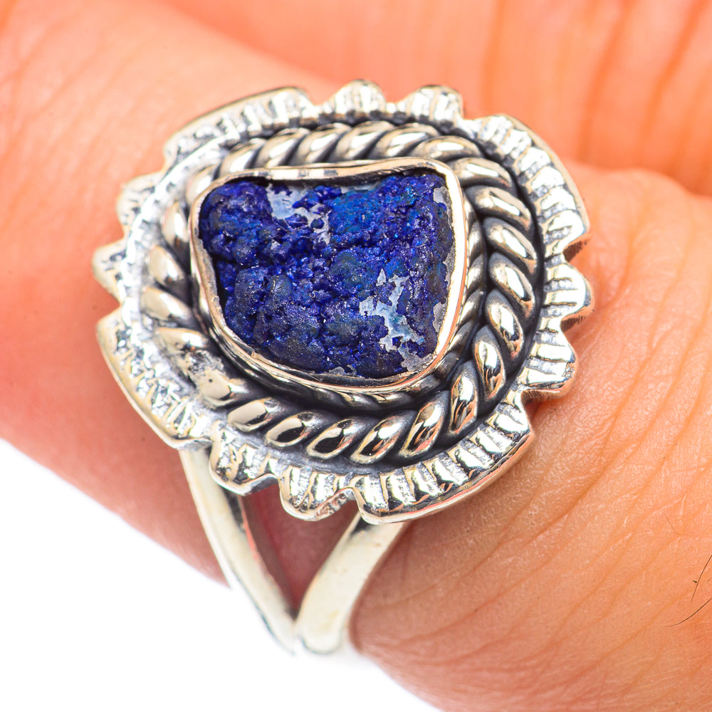 Azurite Rings handcrafted by Anasilvercos - RING69890