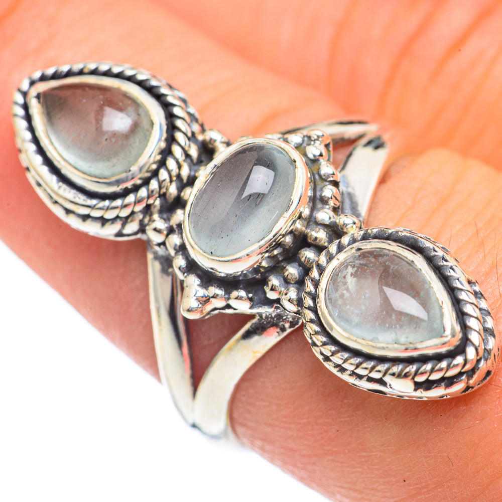 Aquamarine Rings handcrafted by Anasilvercos - RING69892