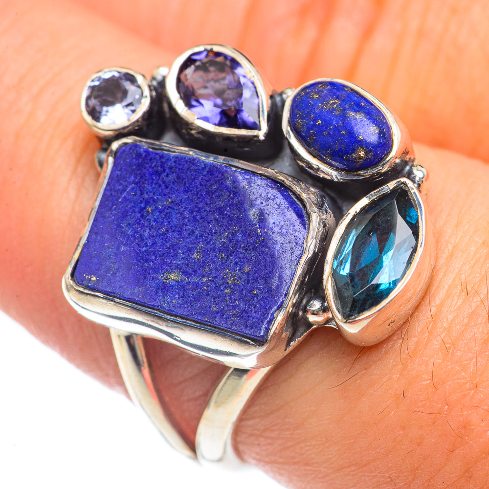 Lapis Lazuli Rings handcrafted by Anasilvercos - RING69894