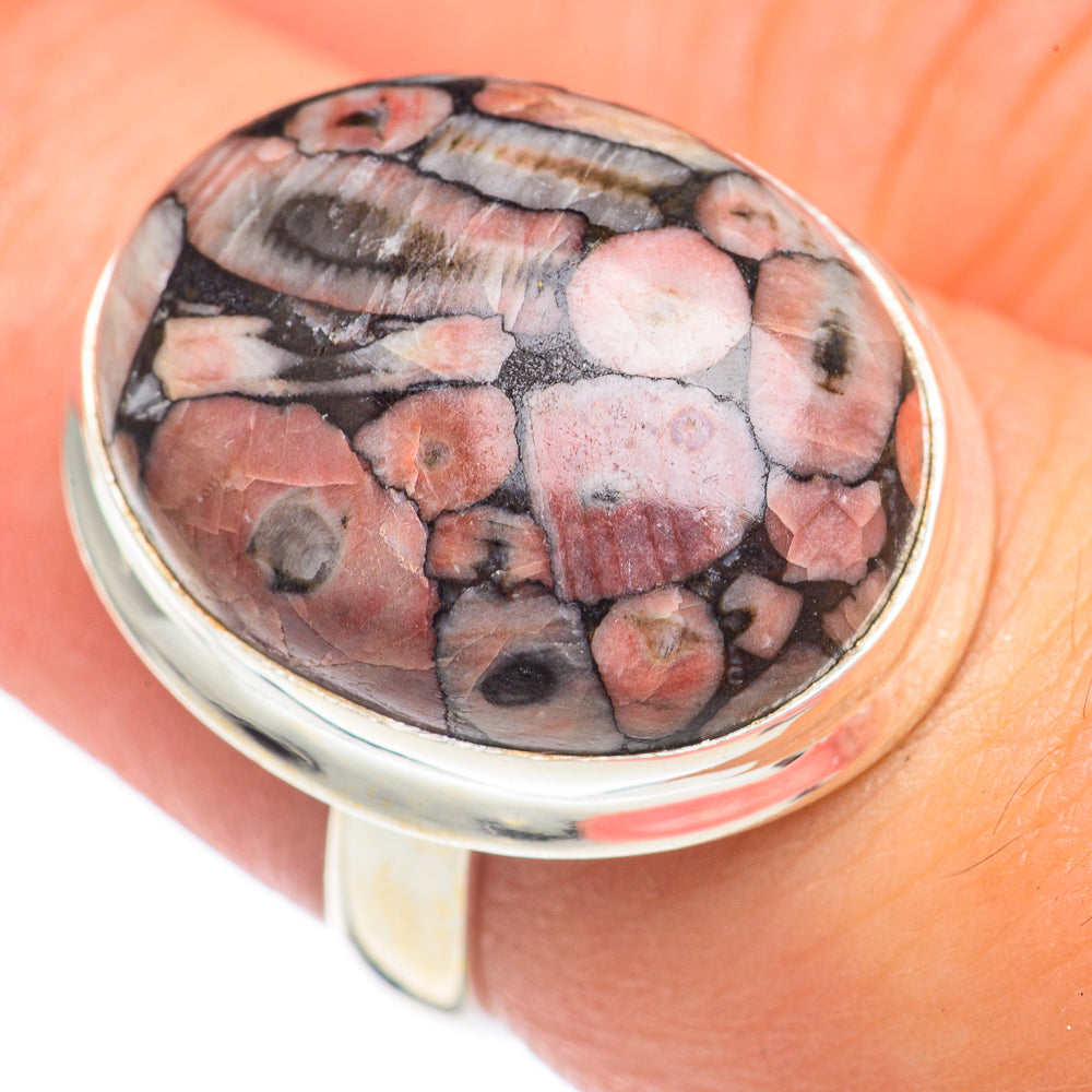 Crinoid Fossil Rings handcrafted by Anasilvercos - RING69902