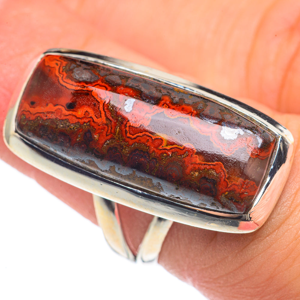Mahogany Obsidian Rings handcrafted by Anasilvercos - RING69906