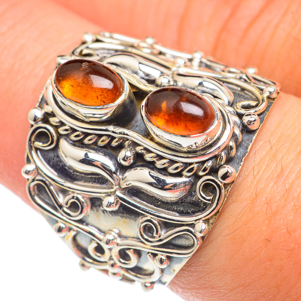 Baltic Amber Rings handcrafted by Anasilvercos - RING69909