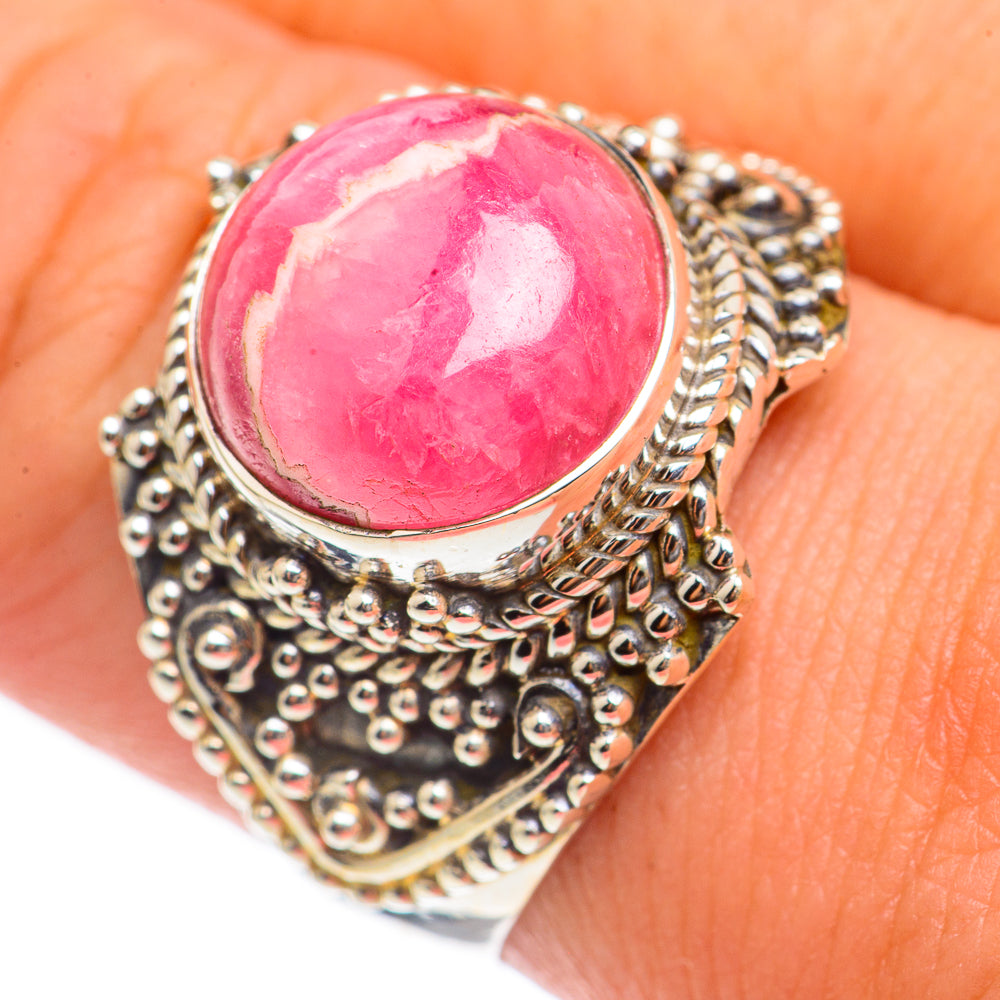 Rhodochrosite Rings handcrafted by Anasilvercos - RING69932