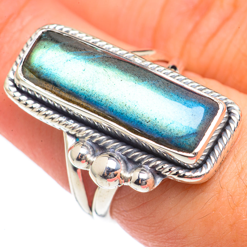 Labradorite Rings handcrafted by Anasilvercos - RING69959