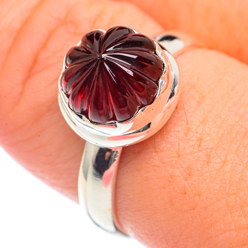 Garnet Rings handcrafted by Anasilvercos - RING69971
