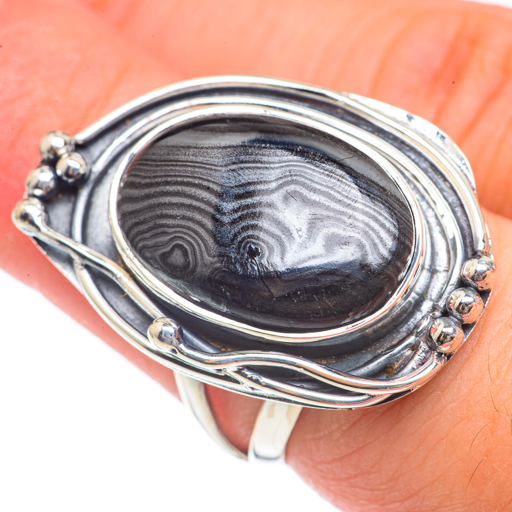 Psilomelane Rings handcrafted by Anasilvercos - RING69976