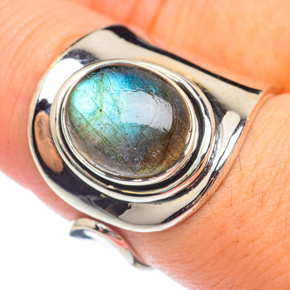 Labradorite Rings handcrafted by Anasilvercos - RING69983