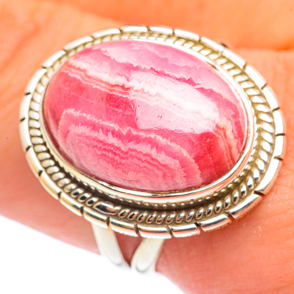 Rhodochrosite Rings handcrafted by Anasilvercos - RING69999