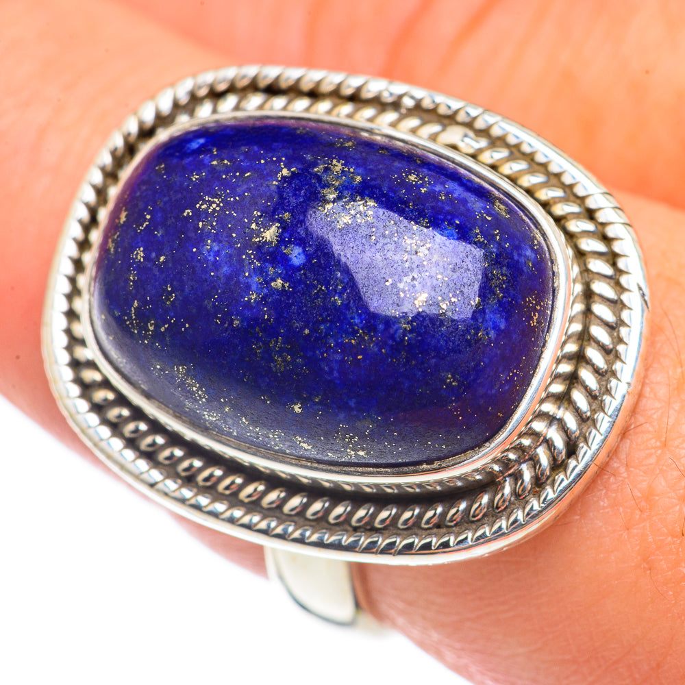 Lapis Lazuli Rings handcrafted by Anasilvercos - RING70019