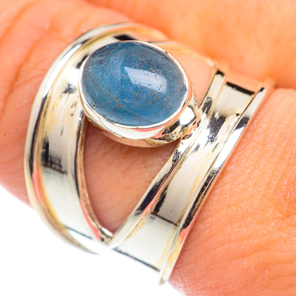 Aquamarine Rings handcrafted by Anasilvercos - RING70022
