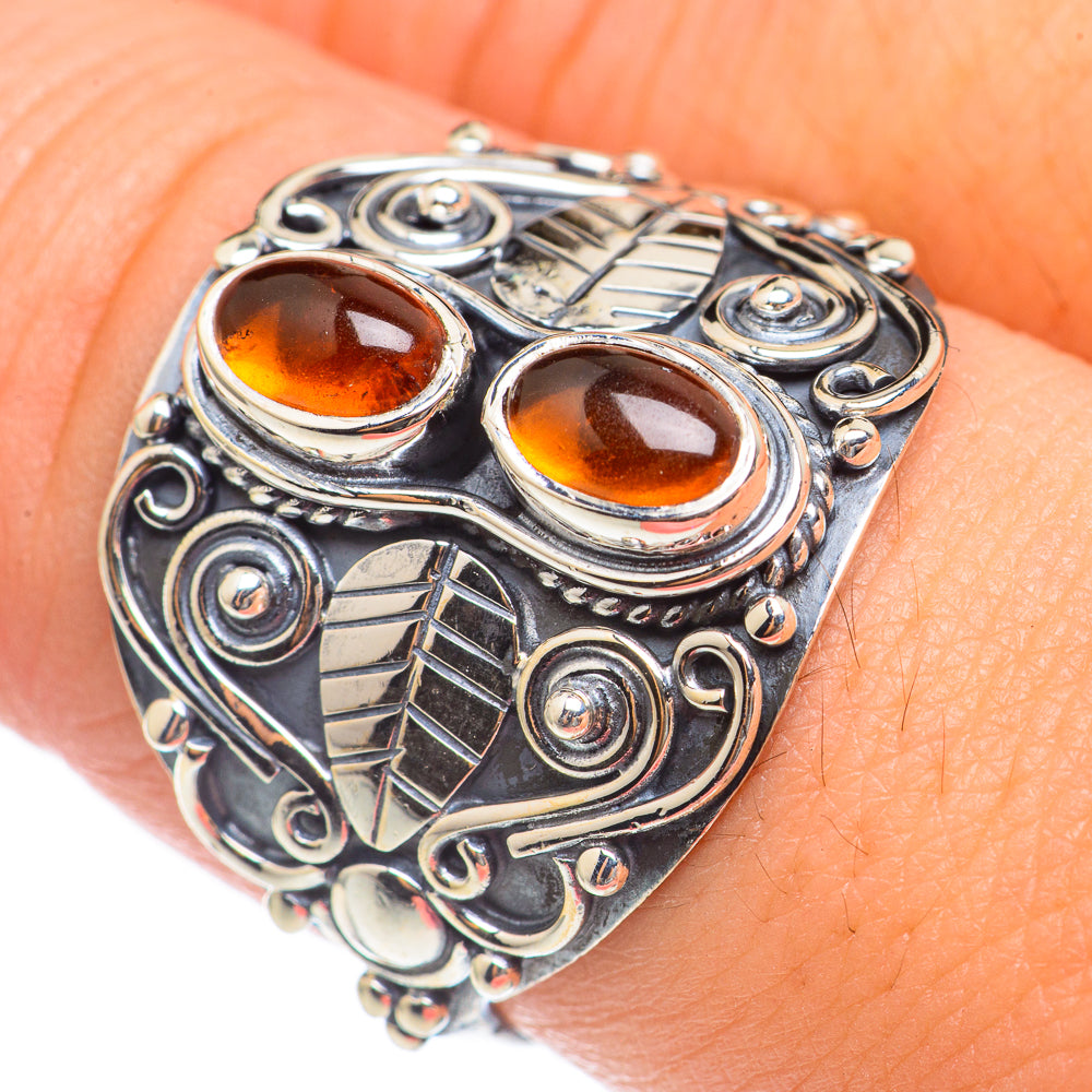 Citrine Rings handcrafted by Anasilvercos - RING70032